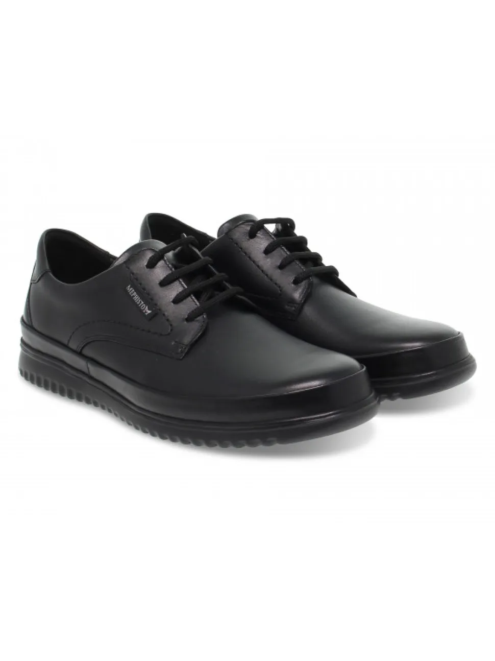 Mephisto Lace-Up Shoes Tedy In Black Leather^Men Lace-Up Shoes