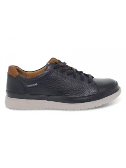 Mephisto Lace-Up Shoes Thomas Oregon In Blue Leather^Men Lace-Up Shoes