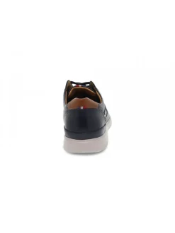 Mephisto Lace-Up Shoes Thomas Oregon In Blue Leather^Men Lace-Up Shoes