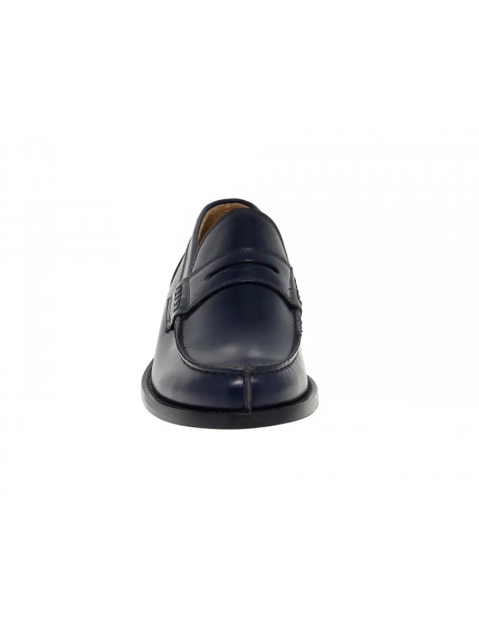 Antica Cuoieria Loafer College In Blue Leather^Men Loafers