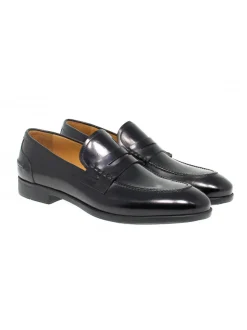 Fabi Loafer In Black Brushed^Men Loafers
