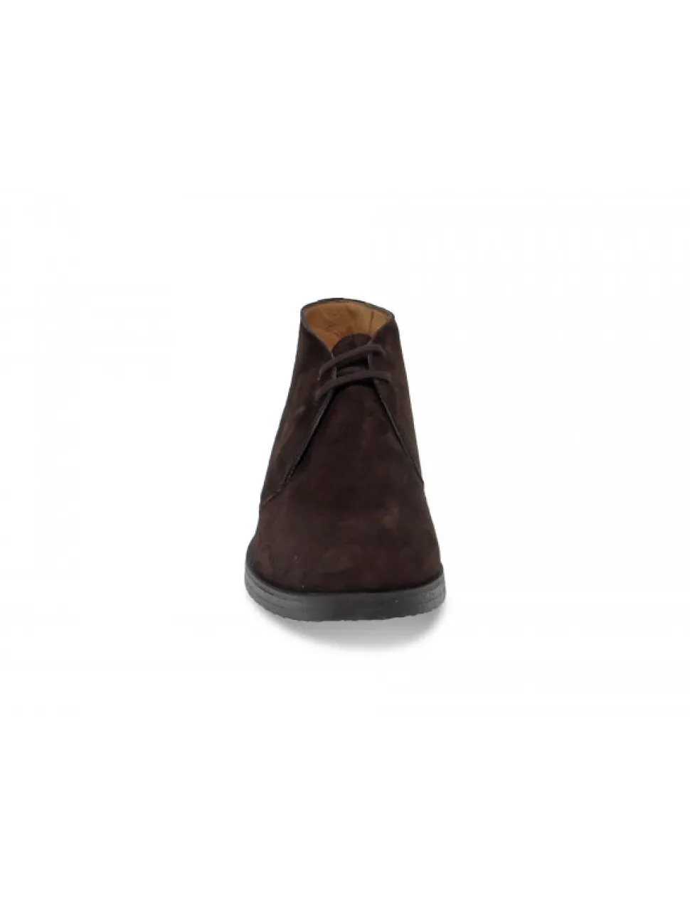 Antica Cuoieria Low Boot Stile Inglese In Brown Suede Leather^Men Low Boots