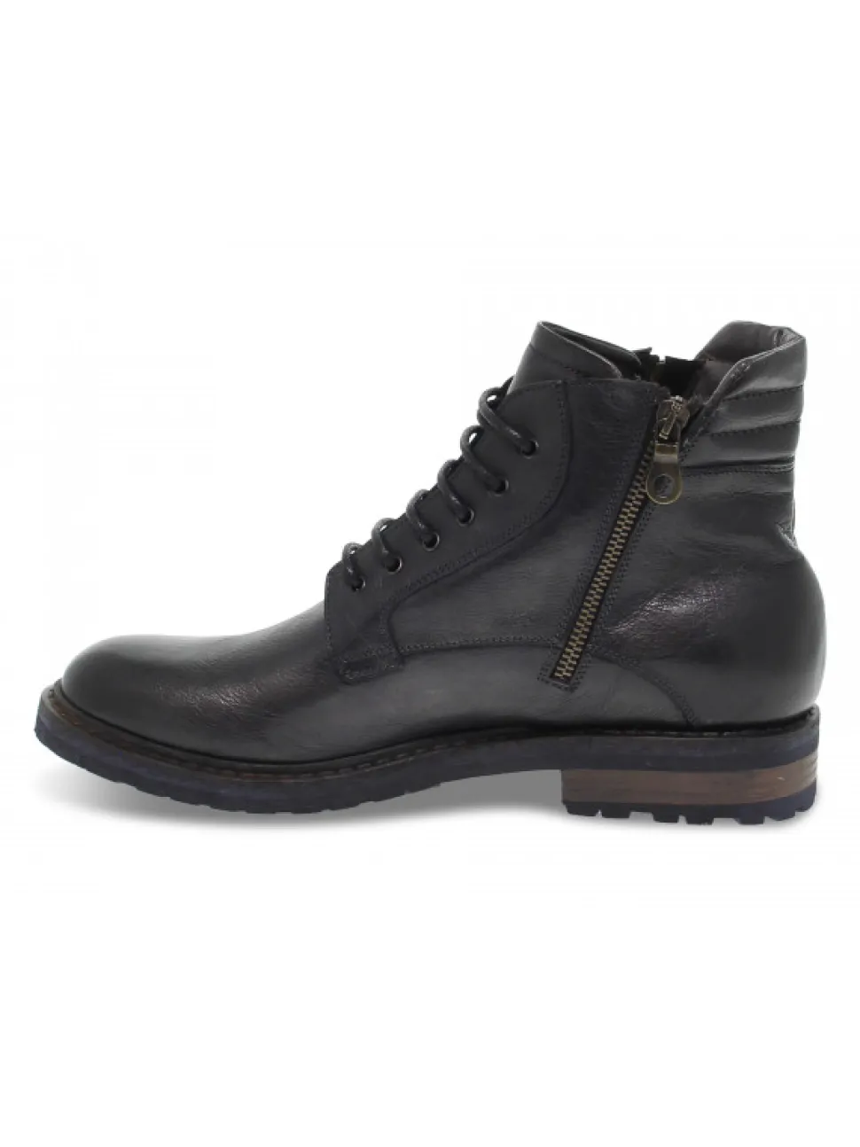 Artisti e Artigiani Low Boot In Grey Leather^Men Low Boots