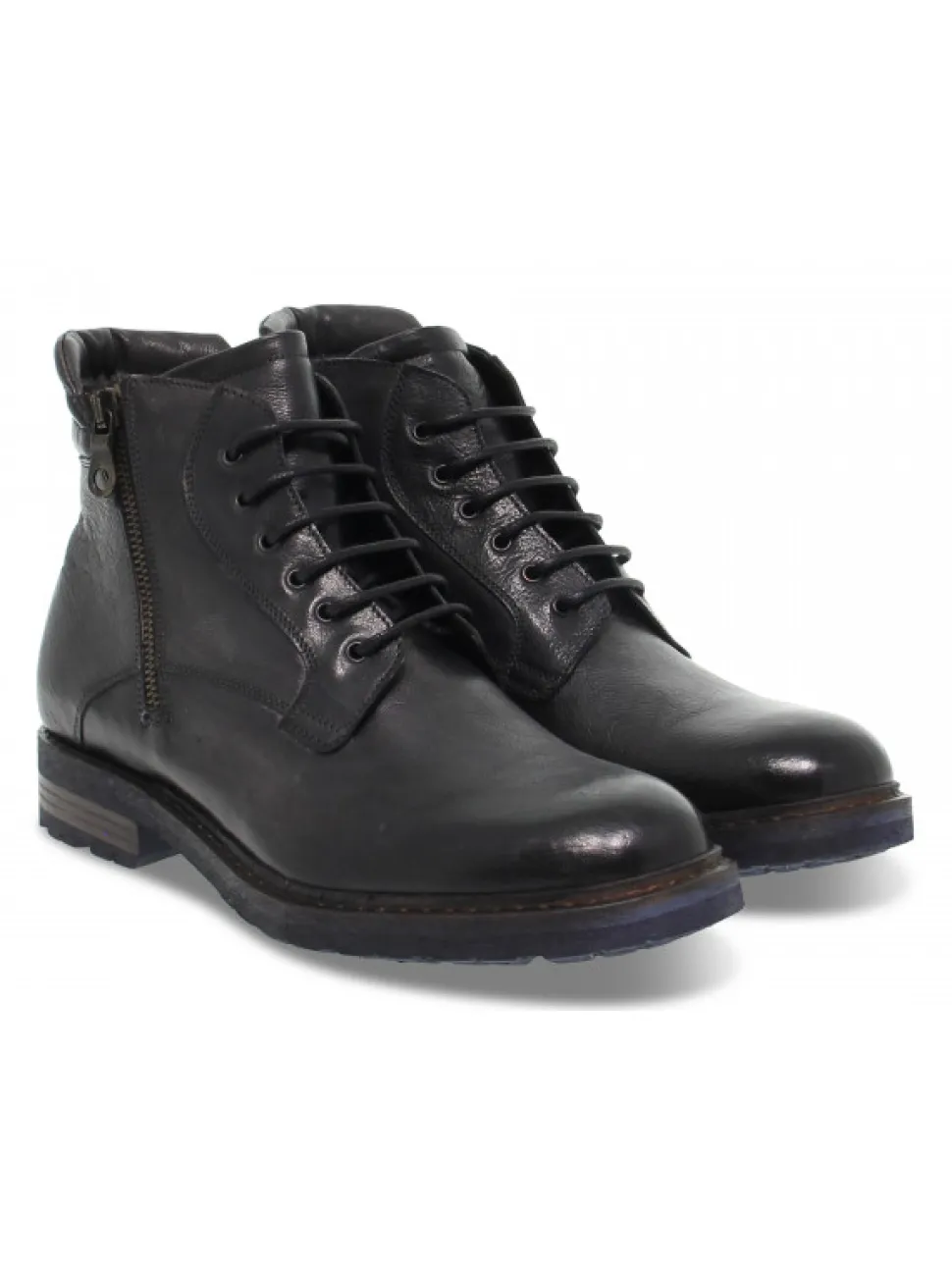Artisti e Artigiani Low Boot In Grey Leather^Men Low Boots