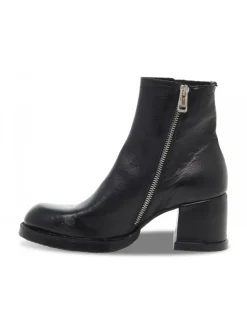 A.S.98 Low Boot Amberly In Black Leather^Women Low Boots