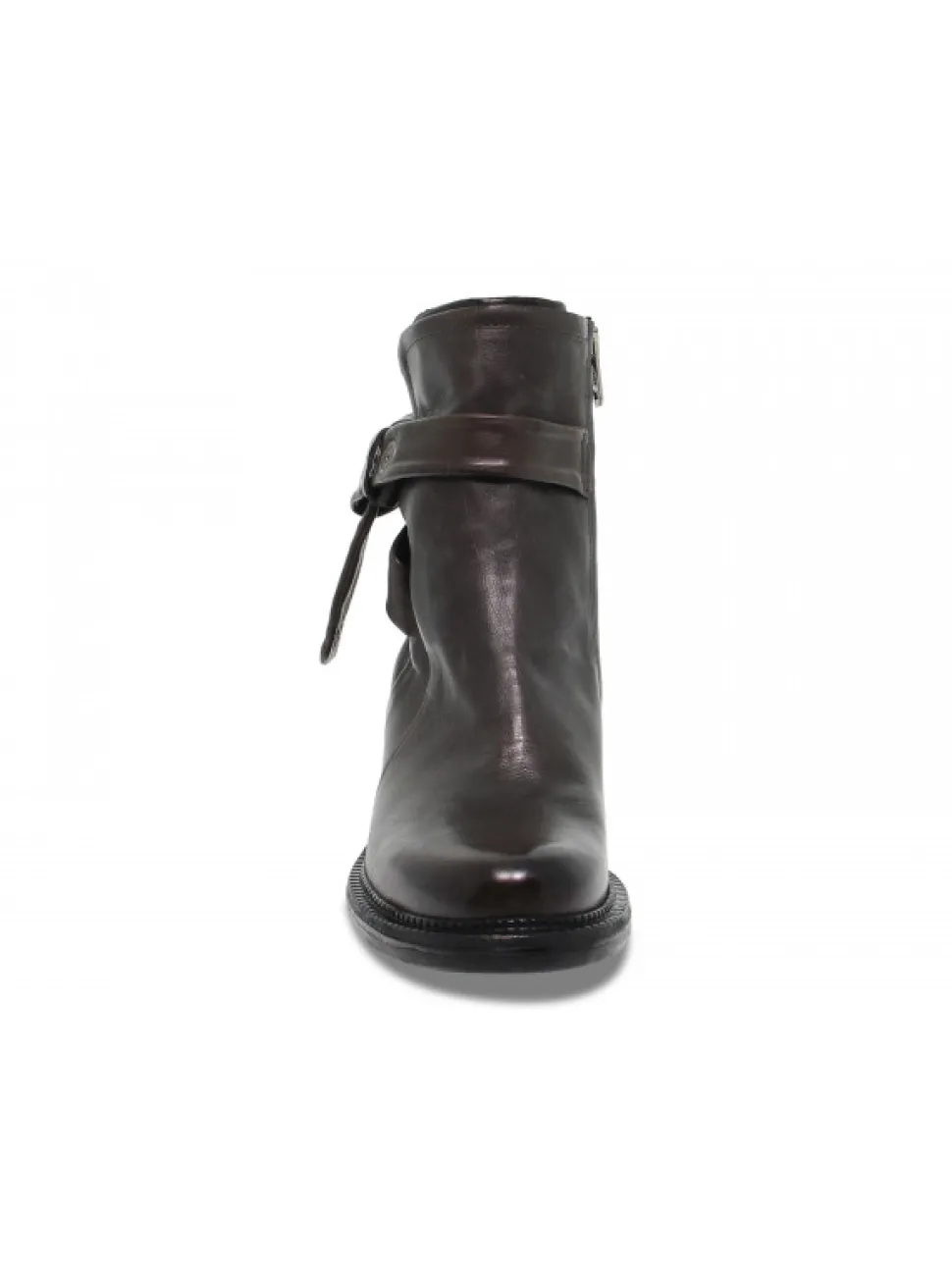 A.S.98 Low Boot In Grey Leather^Women Low Boots