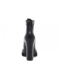 A.S.98 Low Boot Vivent Plato' In Black Leather^Women Low Boots