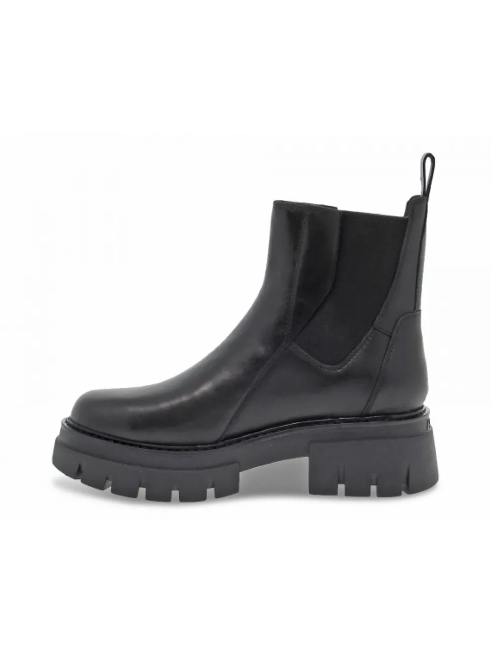 Ash Low Boot Links In Black Leather^Women Low Boots