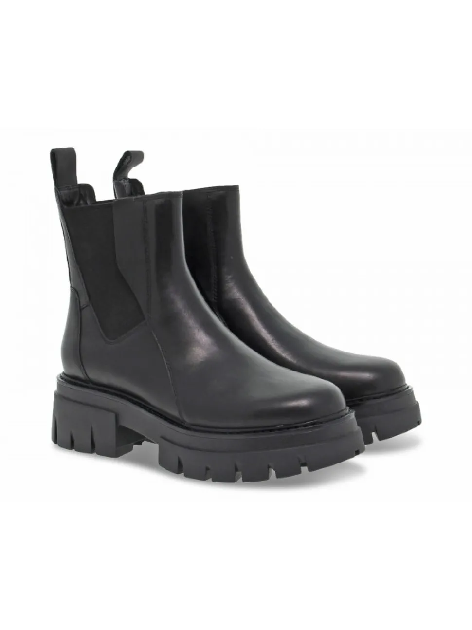 Ash Low Boot Links In Black Leather^Women Low Boots
