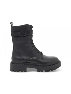 Ash Low Boot Plato' In Black Leather^Women Low Boots