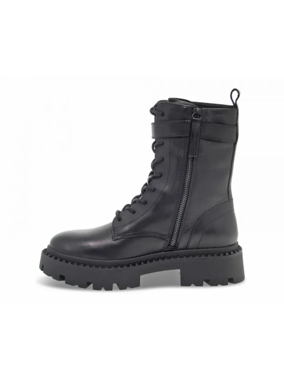 Ash Low Boot Plato' In Black Leather^Women Low Boots