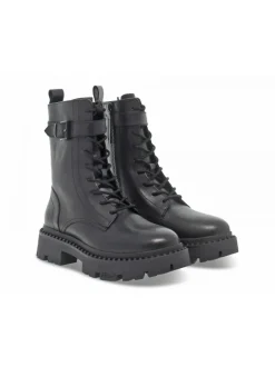 Ash Low Boot Plato' In Black Leather^Women Low Boots