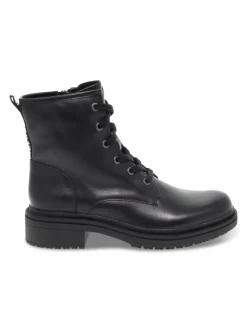 Bikkembergs Low Boot Anfibio Saory In Black Leather^Women Low Boots