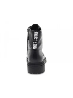 Bikkembergs Low Boot Anfibio Saory In Black Leather^Women Low Boots