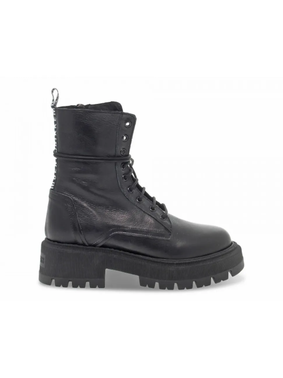 Bikkembergs Low Boot Plato' In Black Leather^Women Low Boots
