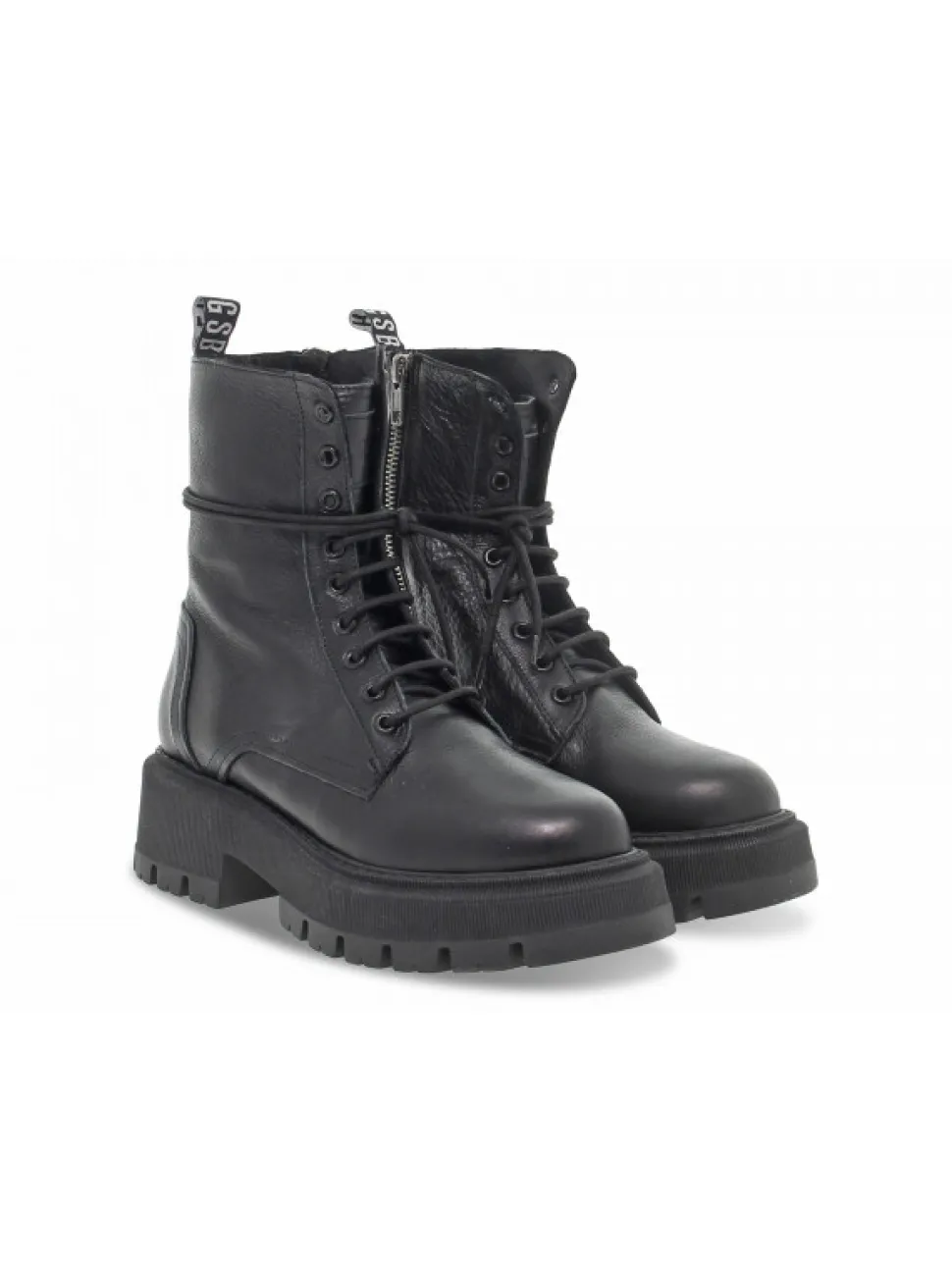 Bikkembergs Low Boot Plato' In Black Leather^Women Low Boots