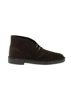 Clarks Low Boot Desert Boot In Brown Suede Leather^Men Low Boots