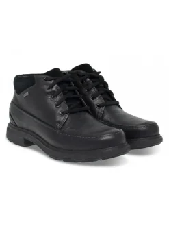 Clarks Low Boot Goretex In Black Leather^Men Low Boots