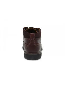 Clarks Low Boot Goretex In Dark Brown Leather^Men Low Boots