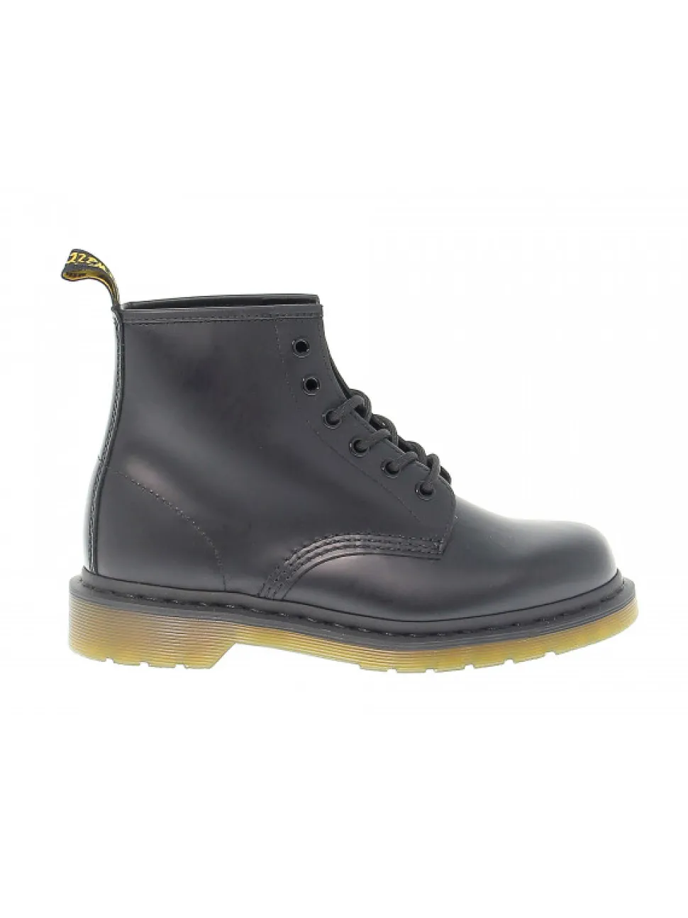 Dr. Martens Low Boot 6 Eye Boot In Black Leather^Women Low Boots
