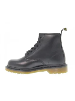 Dr. Martens Low Boot 6 Eye Boot In Black Leather^Women Low Boots
