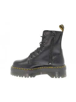 Dr. Martens Low Boot Jadon Black Polished Smooth In Black Leather^Women Low Boots