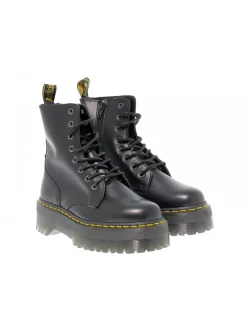 Dr. Martens Low Boot Jadon Black Polished Smooth In Black Leather^Women Low Boots