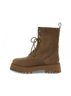 Emanuèlle Vee Low Boot Emanuelle Vee Fondo Micro In Beige Suede Leather^Women Low Boots