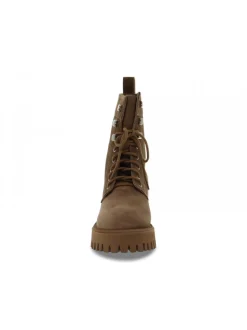 Emanuèlle Vee Low Boot Emanuelle Vee Fondo Micro In Beige Suede Leather^Women Low Boots