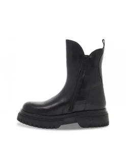 Emanuèlle Vee Low Boot Emanuelle Vee Tronchetto Zip Lato In Black Leather^Women Low Boots