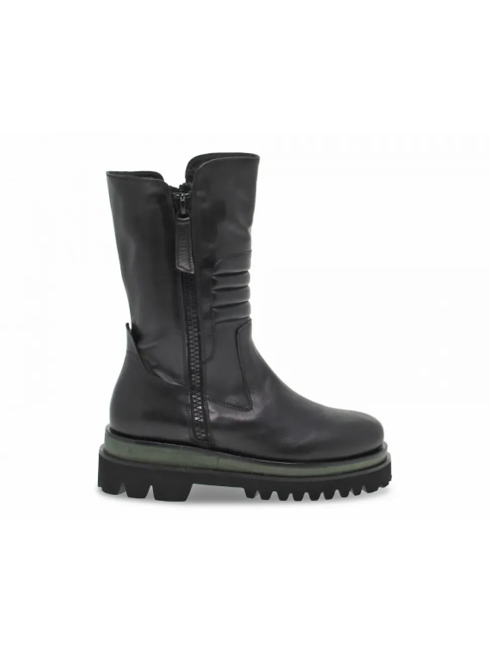 Emanuèlle Vee Low Boot Emanuelle Vee Tronchetto Cerniera Laterale In Black Leather^Women Low Boots