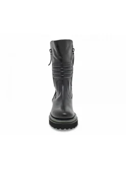 Emanuèlle Vee Low Boot Emanuelle Vee Tronchetto Cerniera Laterale In Black Leather^Women Low Boots