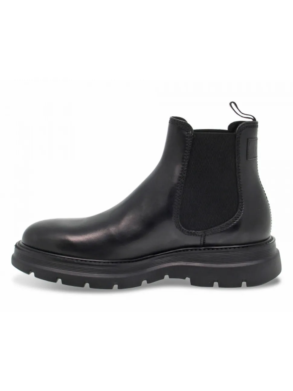 Fabi Low Boot Beatle Stile Inglese In Black Leather^Men Low Boots