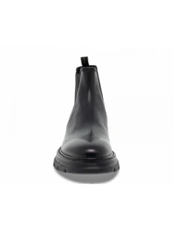 Fabi Low Boot Beatle Stile Inglese In Black Leather^Men Low Boots