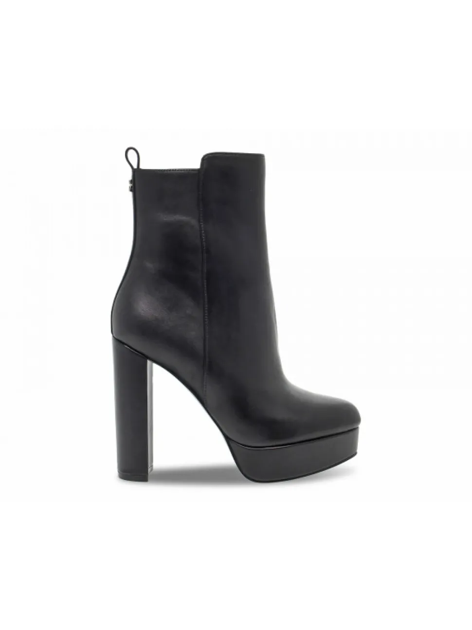 Guess Low Boot Dennis Plato' In Black Leather^Women Low Boots
