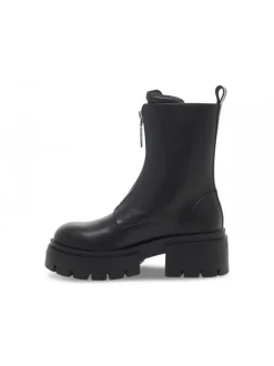 Guess Low Boot Leila Prada In Black Leather^Women Low Boots