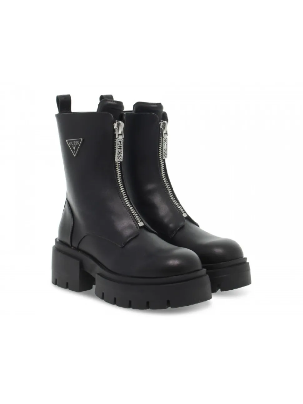 Guess Low Boot Leila Prada In Black Leather^Women Low Boots