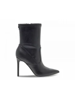 Guess Low Boot Semmi Elasticizzato In Black Faux Leather^Women Low Boots