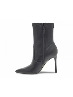 Guess Low Boot Semmi Elasticizzato In Black Faux Leather^Women Low Boots