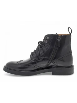 Guidi Calzature Low Boot Stile Inglese In Black Leather^Men Low Boots
