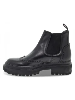 Guidi Calzature Low Boot Stile Inglese In Black Leather^Women Low Boots