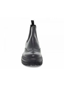 Guidi Calzature Low Boot Stile Inglese In Black Leather^Women Low Boots