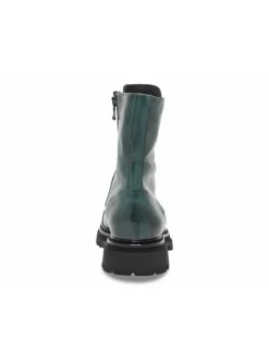 Guidi Calzature Low Boot Anfibio Stile Inglese In Green Leather^Women Low Boots