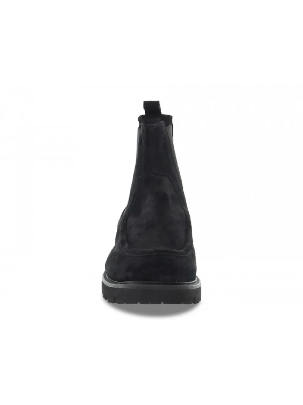 Guidi Calzature Low Boot Stile Inglese In Black Suede Leather^Men Low Boots
