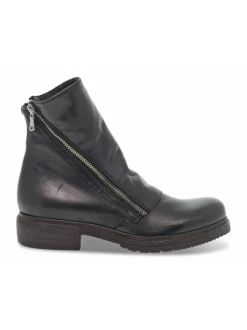 Guidi Calzature Low Boot Beatles 2 Zip In Black Leather^Women Low Boots
