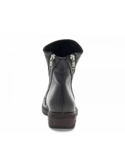 Guidi Calzature Low Boot Beatles 2 Zip In Black Leather^Women Low Boots