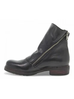Guidi Calzature Low Boot Beatles 2 Zip In Black Leather^Women Low Boots