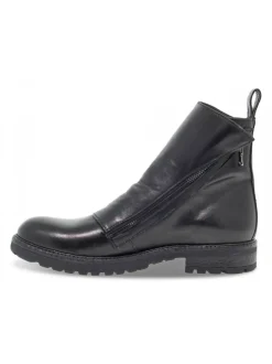 Guidi Calzature Low Boot Beatles 2 Zip In Black Leather^Men Low Boots