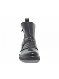 Guidi Calzature Low Boot Beatles 2 Zip In Black Leather^Men Low Boots