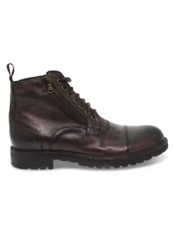 Jp David Low Boot Stile Inglese In Brown Leather^Men Low Boots